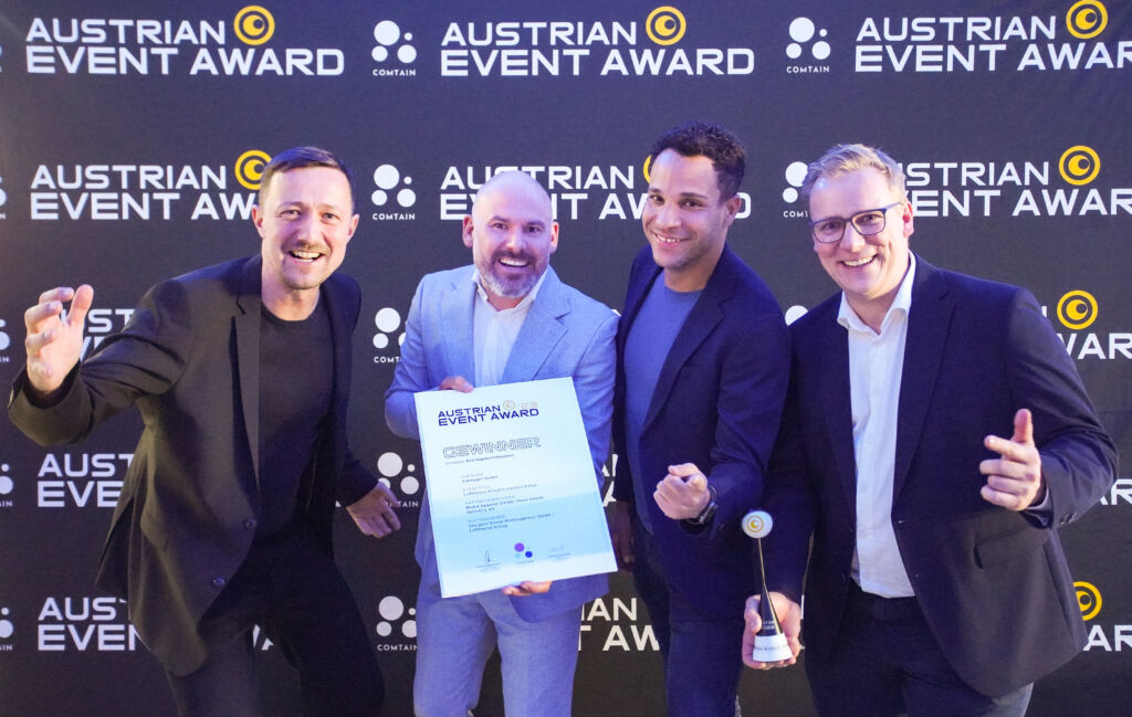 Neben dem Sieg beim Sonderpreis für die Best Supplier Performance für das Launch-Event von Lufthansa Allegris begeisterte Habegger noch in drei weiteren Kategorien die Jury